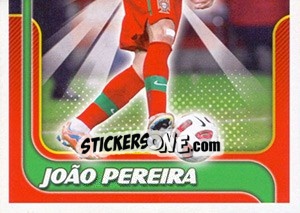Sticker Joao Pereira - Portugal De Ouro 2011 - Panini
