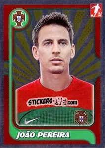 Sticker Joao Pereira - Portugal De Ouro 2011 n. 34 - Panini