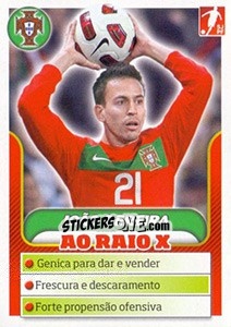 Cromo Joao Pereira - Portugal De Ouro 2011 - Panini