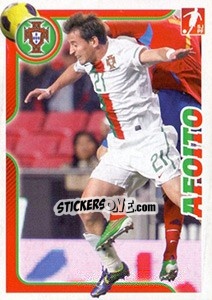 Sticker Joao Pereira - Portugal De Ouro 2011 n. 36 - Panini