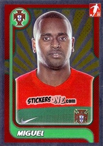 Sticker Miguel - Portugal De Ouro 2011 n. 40 - Panini