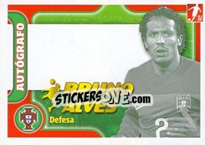 Sticker Bruno Alves - Portugal De Ouro 2011 n. 49 - Panini