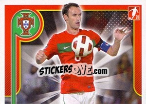 Sticker Ricardo Carvalho - Portugal De Ouro 2011 n. 50 - Panini