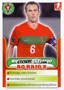 Sticker Ricardo Carvalho - Portugal De Ouro 2011 n. 53 - Panini