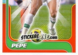 Sticker Pepe - Portugal De Ouro 2011 n. 63 - Panini