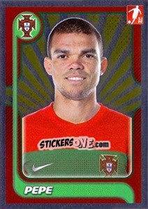 Sticker Pepe - Portugal De Ouro 2011 n. 64 - Panini