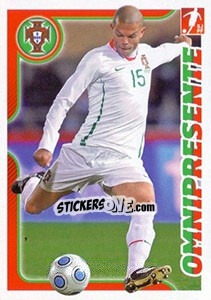 Figurina Pepe - Portugal De Ouro 2011 - Panini