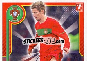 Sticker Fabio Coentrão - Portugal De Ouro 2011 n. 74 - Panini