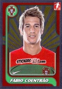 Sticker Fabio Coentrão - Portugal De Ouro 2011 n. 76 - Panini
