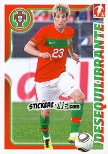 Sticker Fabio Coentrão - Portugal De Ouro 2011 n. 78 - Panini