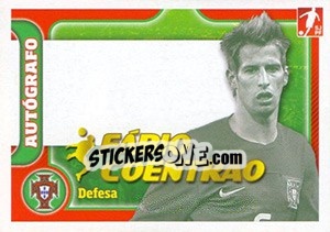 Sticker Fabio Coentrão - Portugal De Ouro 2011 n. 79 - Panini