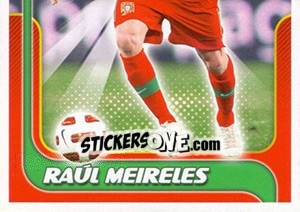 Sticker Raul Meireles - Portugal De Ouro 2011 - Panini