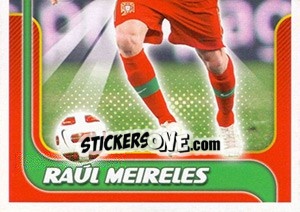 Sticker Raul Meireles - Portugal De Ouro 2011 n. 87 - Panini