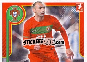 Sticker Carlos Martins - Portugal De Ouro 2011 n. 92 - Panini