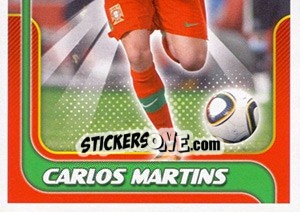 Sticker Carlos Martins - Portugal De Ouro 2011 - Panini