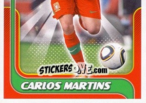 Sticker Carlos Martins - Portugal De Ouro 2011 n. 93 - Panini