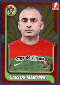 Sticker Carlos Martins - Portugal De Ouro 2011 n. 94 - Panini