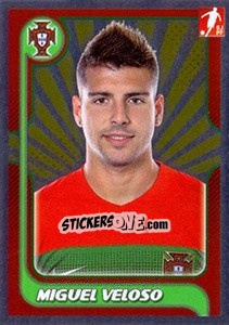 Cromo Miguel Veloso - Portugal De Ouro 2011 n. 100 - Panini