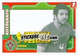 Sticker Miguel Veloso - Portugal De Ouro 2011 n. 103 - Panini