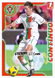 Sticker Joao Moutinho - Portugal De Ouro 2011 n. 108 - Panini