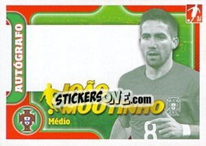 Sticker Joao Moutinho - Portugal De Ouro 2011 n. 109 - Panini