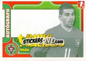 Figurina Paulo Machado - Portugal De Ouro 2011 - Panini