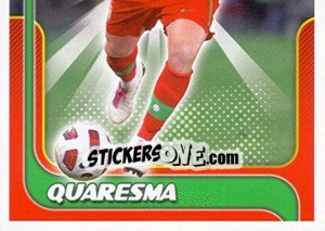 Sticker Ricardo Quaresma - Portugal De Ouro 2011 n. 117 - Panini