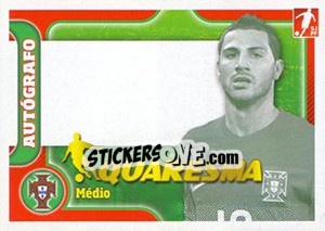 Sticker Ricardo Quaresma - Portugal De Ouro 2011 n. 121 - Panini