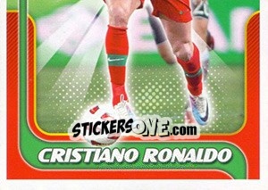 Sticker Cristiano Ronaldo - Portugal De Ouro 2011 n. 123 - Panini