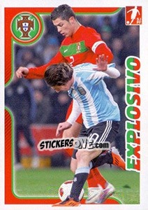 Sticker Cristiano Ronaldo - Portugal De Ouro 2011 n. 126 - Panini