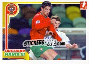 Sticker Cristiano Ronaldo - Portugal De Ouro 2011 n. 128 - Panini