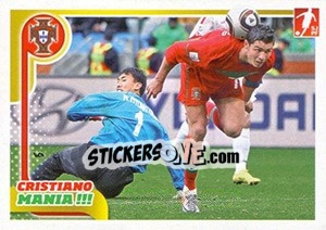 Sticker Cristiano Ronaldo - Portugal De Ouro 2011 n. 130 - Panini