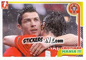 Figurina Cristiano Ronaldo - Portugal De Ouro 2011 - Panini