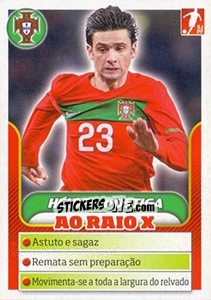 Sticker Helder Postiga - Portugal De Ouro 2011 n. 149 - Panini