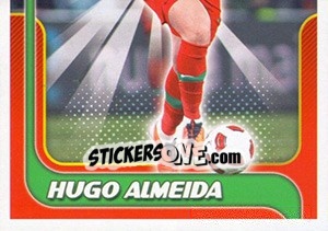 Sticker Hugo Almeida - Portugal De Ouro 2011 n. 153 - Panini