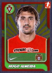 Sticker Hugo Almeida - Portugal De Ouro 2011 n. 154 - Panini
