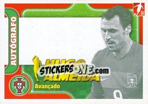 Sticker Hugo Almeida - Portugal De Ouro 2011 n. 157 - Panini