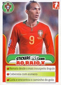 Sticker Liedson - Portugal De Ouro 2011 n. 161 - Panini