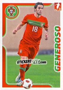 Sticker Silvio - Portugal De Ouro 2011 n. 167 - Panini