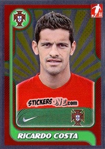 Sticker Ricardo Costa - Portugal De Ouro 2011 - Panini