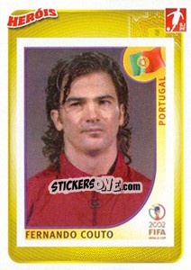 Sticker Fernando Couto - Portugal De Ouro 2011 n. 184 - Panini