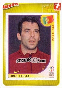 Sticker Jorge Costa - Portugal De Ouro 2011 n. 186 - Panini