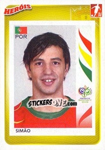Sticker Simao - Portugal De Ouro 2011 n. 193 - Panini