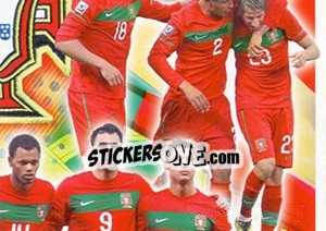Sticker Portugal - Portugal De Ouro 2011 n. 203 - Panini