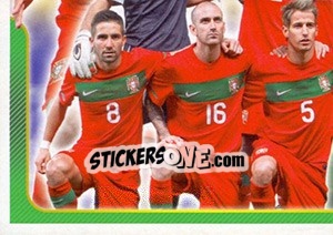 Sticker Portugal - Portugal De Ouro 2011 n. 204 - Panini