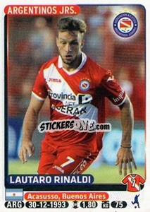 Sticker Lautaro Rinaldi - Fùtbol Argentino 2015 n. 30 - Panini