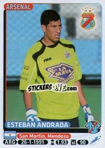 Cromo Esteban Andrada