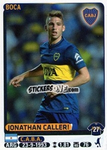 Sticker Jonathan Calleri - Fùtbol Argentino 2015 - Panini