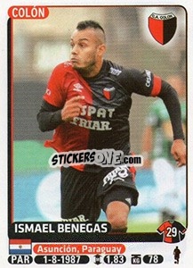 Sticker Ismael Benegas - Fùtbol Argentino 2015 n. 111 - Panini