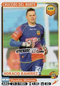 Sticker Horacio Ramirez - Fùtbol Argentino 2015 n. 125 - Panini